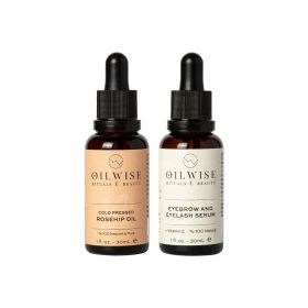 Oilwise Rosehip Seed Oil & Eyebrow and Eyelash Serum Set